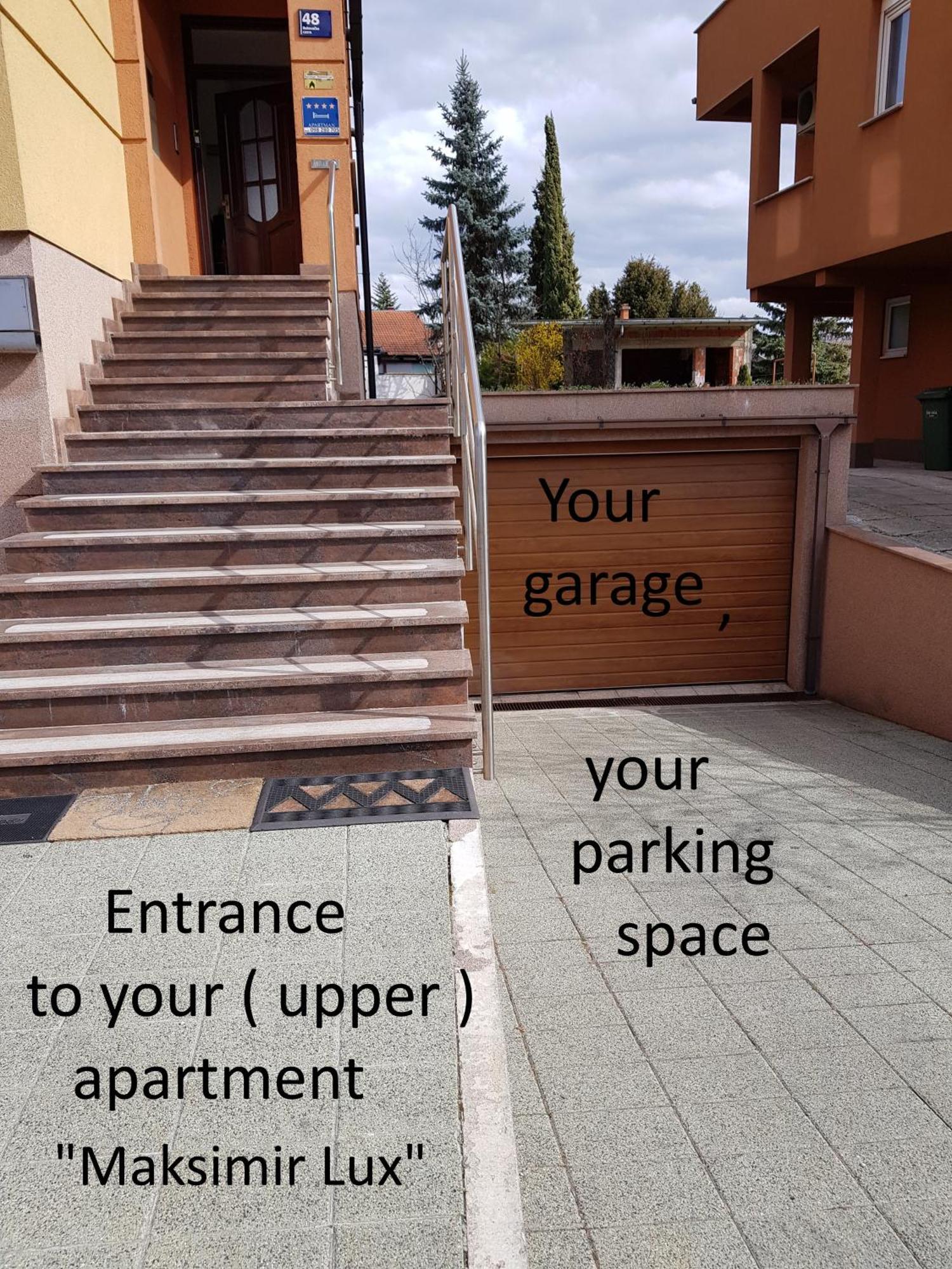 Apartman Maksimir Lux Zagreb-145M2 Kültér fotó